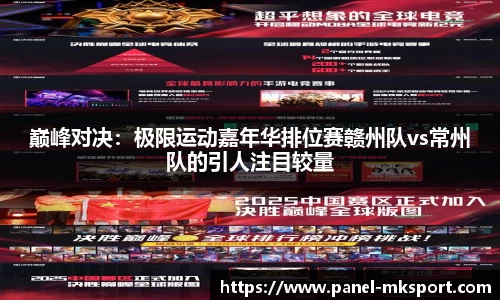巅峰对决：极限运动嘉年华排位赛赣州队vs常州队的引人注目较量